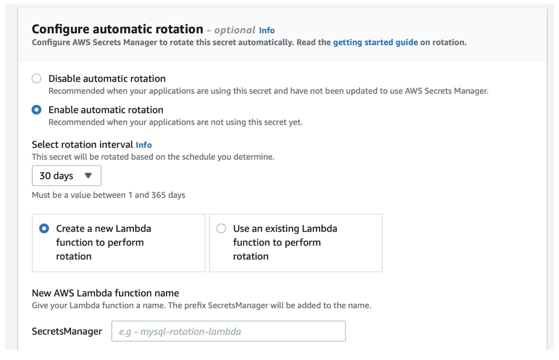 Automatic rotation of individual passwords in AWS Secret Manager | ORBIT Cloud Encyclopedia