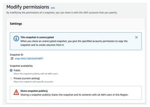 Modify permissions AWS | ORBIT Cloud Encyclopedia