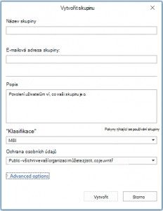 Založení Microsoft 365 skupiny v Outlooku | Encyklopedie cloudu ORBIT 