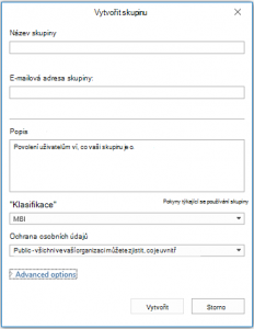 Založení Microsoft 365 skupiny v Outlooku | Encyklopedie cloudu ORBIT