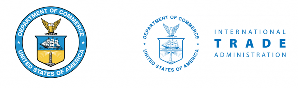 Loga International Trade Administration a U.S. Department of Commerce | Encyklopedie cloudu ORBIT